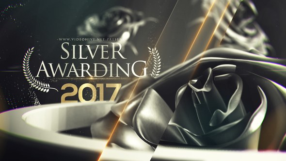 Silver Awarding Pack Video Displays template preview
