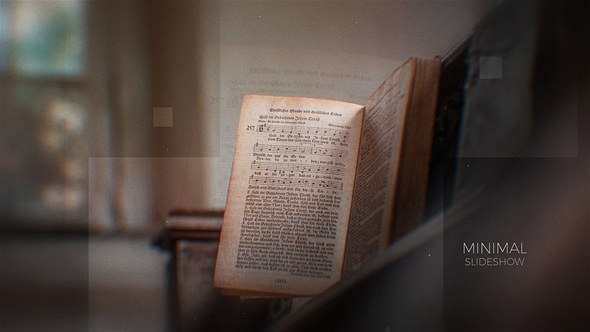 Videohive The Memories - Minimal Slideshow Video Displays template preview