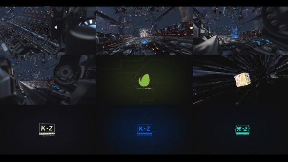 Videohive Futuristic Logo Reveal 21702806 Logo Stings template preview