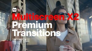 Videohive Premium Transitions Multiscreen X2 Elements template preview