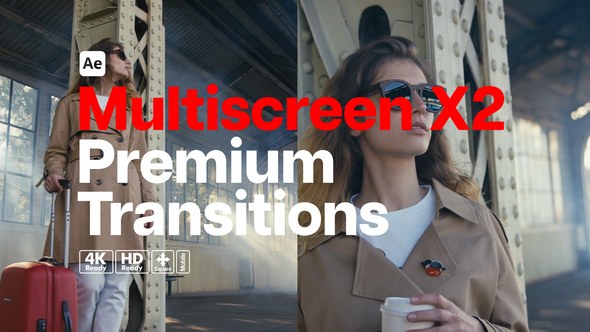 Videohive Premium Transitions Multiscreen X2 Elements template preview