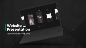 Agilo | Clean Website Presentation Template Video Displays template preview