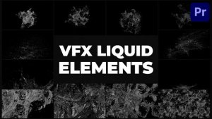 Liquid VFX | Premiere Pro MOGRT Video Displays template preview