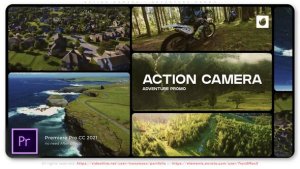 Action Camera Adventure Promo Premiere Pro template preview