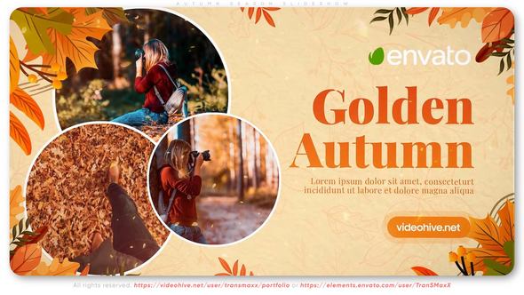 Videohive Autumn Season Slideshow 47997202 Video Displays template preview