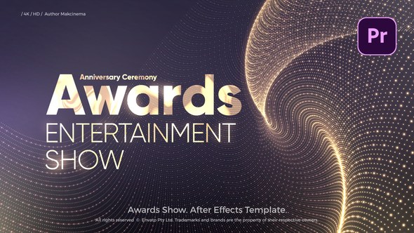 Awards Ceremony Awards Show Premiere Pro template preview