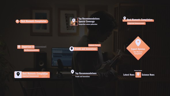 Videohive Minimalistic Location Titles Titles template preview