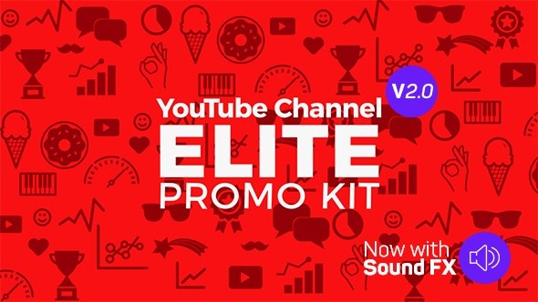 YouTube Elite Promo Kit Video Displays template preview