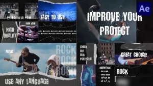 Videohive Rock Promo for After Effects Openers template preview