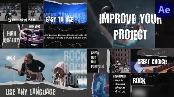 Videohive Rock Promo for After Effects Openers template preview