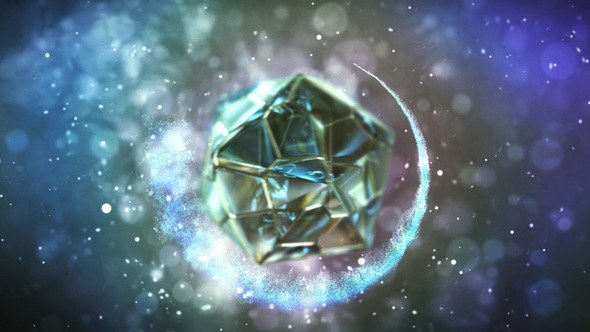 Videohive Polyhedron Glass Logo Openers template preview
