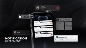 Videohive Notification UI Element Elements template preview