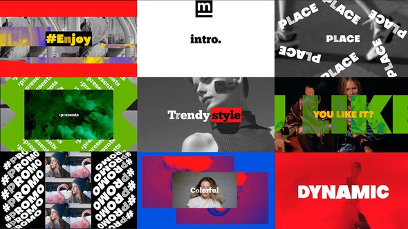 Videohive Bold Dynamic Intro Openers template preview