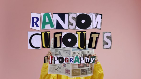 Videohive Ransom Cutouts Typeface Elements template preview