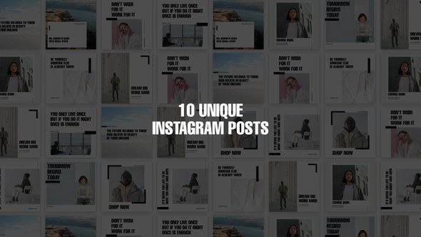 Videohive Instagram Posts Pack 3 Product Promo template preview