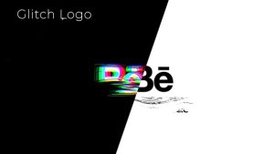 Videohive Minimal Wave Glitch Logo Logo Stings template preview