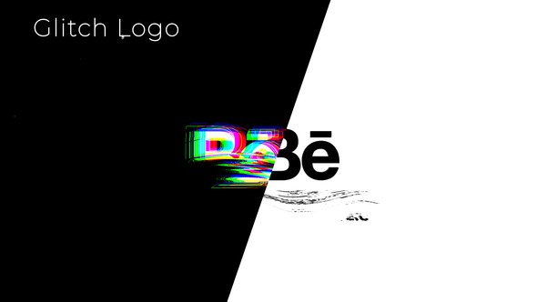 Videohive Minimal Wave Glitch Logo Logo Stings template preview
