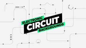 Videohive Electronic Circuit Backgrounds Elements template preview