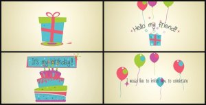 Videohive Invitation Card Openers template preview