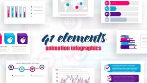 Infographics Vol.8 Video Displays template preview