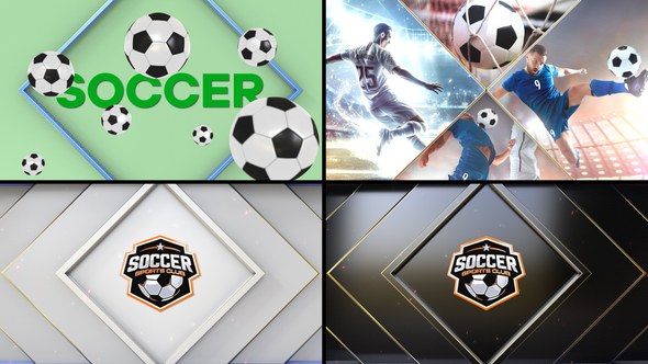 Videohive Soccer Bumper Logo Stings template preview