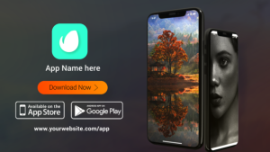Smart App Promo Video Displays template preview