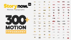 Videohive Story Now | Motion Typography Titles template preview