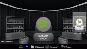Videohive Bakery Shop 51340172 Logo Stings template preview