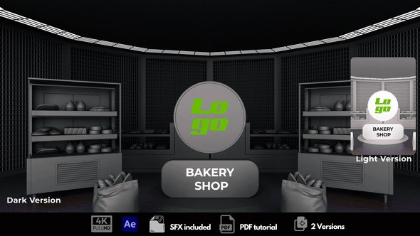 Videohive Bakery Shop 51340172 Logo Stings template preview