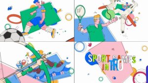 Videohive Sport Games Intro Openers template preview