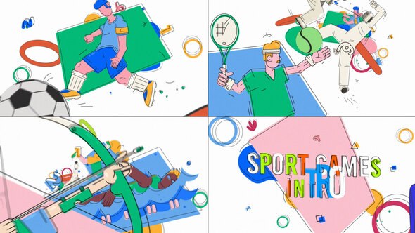 Videohive Sport Games Intro Openers template preview
