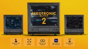 Videohive Electronic Glitch 2 Elements template preview