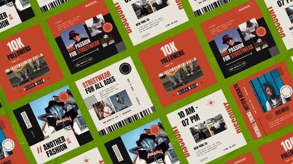 Videohive Under Instagram Posts Product Promo template preview