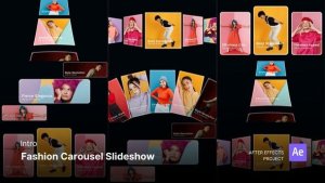 Videohive Logo Reveal - Fashion Carousel Slideshow After Effects Project Files Product Promo template preview