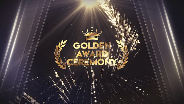 Videohive Golden Award Ceremony Video Displays template preview