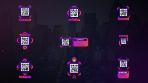 Videohive QR Titles Titles template preview