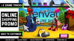 Videohive Online Shopping Store Promo Product Promo template preview