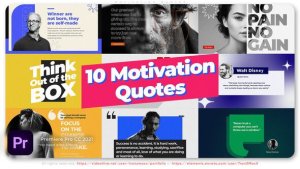 10 Motivation Quotes Adobe Premiere Premiere Pro template preview