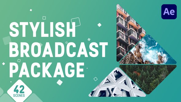 Stylish Broadcast Package Video Displays template preview