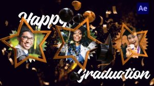 Videohive Gold Graduation Awards Intro Openers template preview