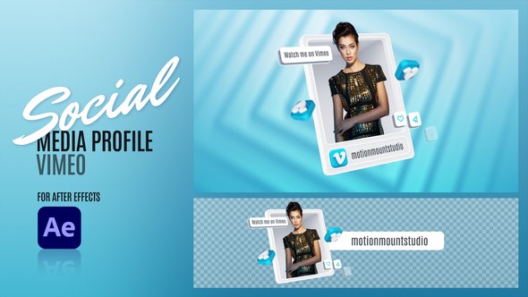 Videohive Social Media Profile - Vimeo 48150195 Elements template preview