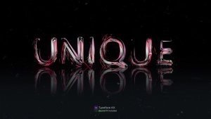 Videohive Geometric Form Typeface Kit Titles template preview