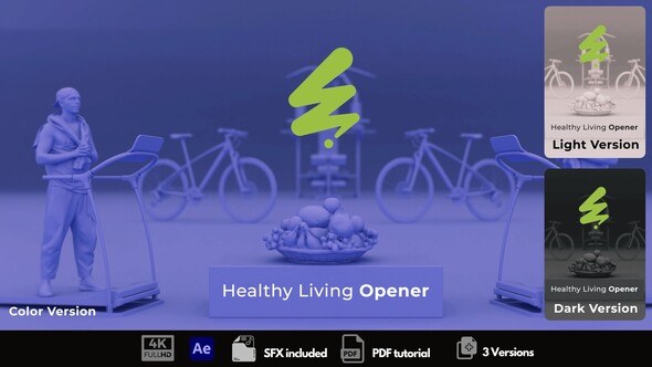 Videohive Healthy Living Opener Openers template preview
