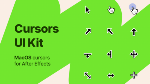 Videohive Cursors UI Kit Logo Stings template preview