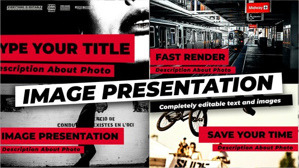 Videohive Image Presentation Video Displays template preview