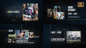 Videohive Modern Timeline Story Video Displays template preview