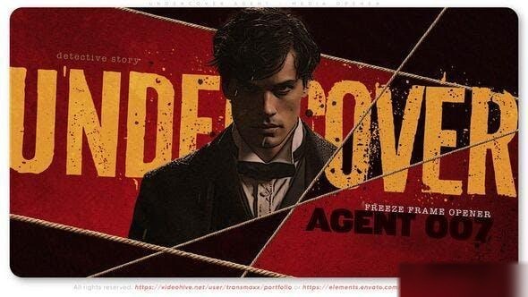 Videohive Undercover Agent - Media Opener Openers template preview