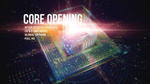 Videohive CORE Opening/ Corporate IT Logo Reveal/ HUD and UI/ Game and APP/ Cubes and Lights/ Hi-Tech Intro Openers template preview