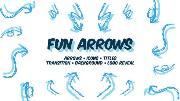 Videohive Fun Arrows - Hand Drawn Pack Elements template preview
