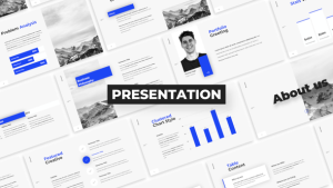 Presentation Video Displays template preview